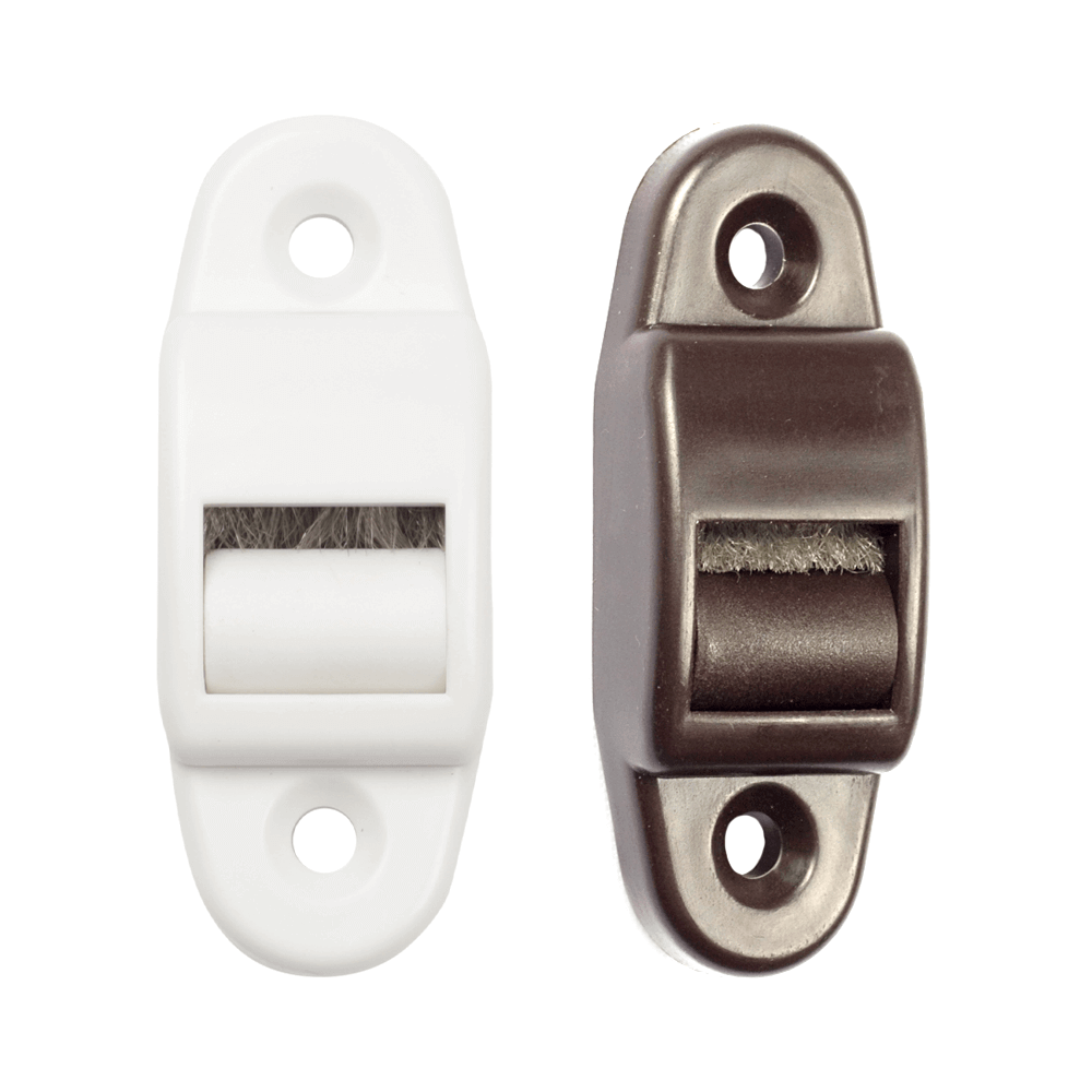 Gurtführung mini | Gurtführung mit Bürste für 14mm breites Gurtband, Lochabstand 40mm