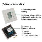 Zeitschaltuhr MAX | automatisierte Bedienung fr Rollladen- & Markisenantriebe