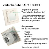 Zeitschaltuhr EASY TOUCH | Automation von Rollladen- & Markisenantrieben (Touch-Display)