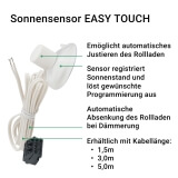 Sonnensensor EASY TOUCH | fr Zeitschaltuhr EASY TOUCH zur Sonnen-/ Helligkeitsnachfhrung