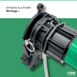 Abroll-Lager Sternkopf | Praktisches Fertig-Kastenlager mit Abrollfunktion fr MAXI-Rollladenmotoren mit Motorkopf 2204333 sowie SOMFY-Motoren der LT-50-Reihe