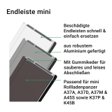 Endleiste mini als Ersatz | passend fr mini Rollladenpanzer A37A, A37D, A37M & A45S sowie K37P & K45B