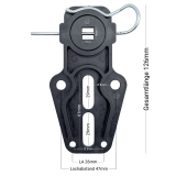 Abroll-Lager Vierkant | praktisches Kastenlager mit Abrollfunktion fr mini & MAXI Rollladenmotore mit 10x10mm Vierkant