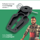 Abroll-Lager Vierkant | praktisches Kastenlager mit Abrollfunktion fr mini & MAXI Rollladenmotore mit 10x10mm Vierkant