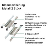 Klemmsicherung 2 Stck | einfache Sicherung Ihres Rollladens gegen Hochschieben